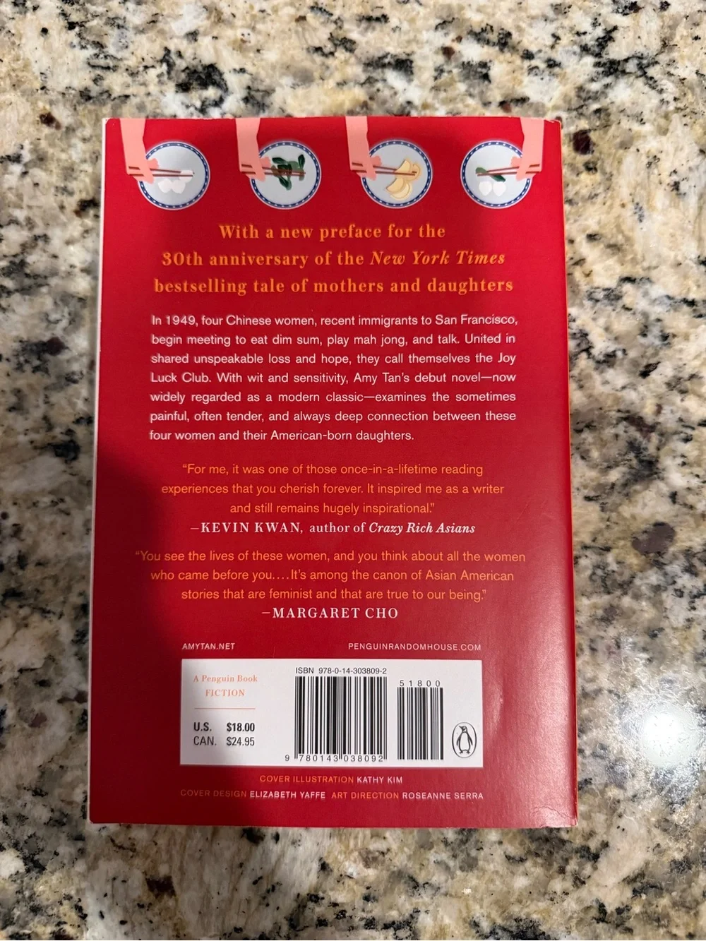 The Joy Luck Club paperback book by Amy Tan
